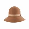 Helen Kaminski Hat51464 Ca Alfreda 9 Camel Ribbon Cashmere Bucket Hat