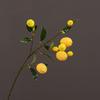 Luxury Artificial Lemon Branch Plastic Fake Plants Artificial Lemon Fruit  Home Garden