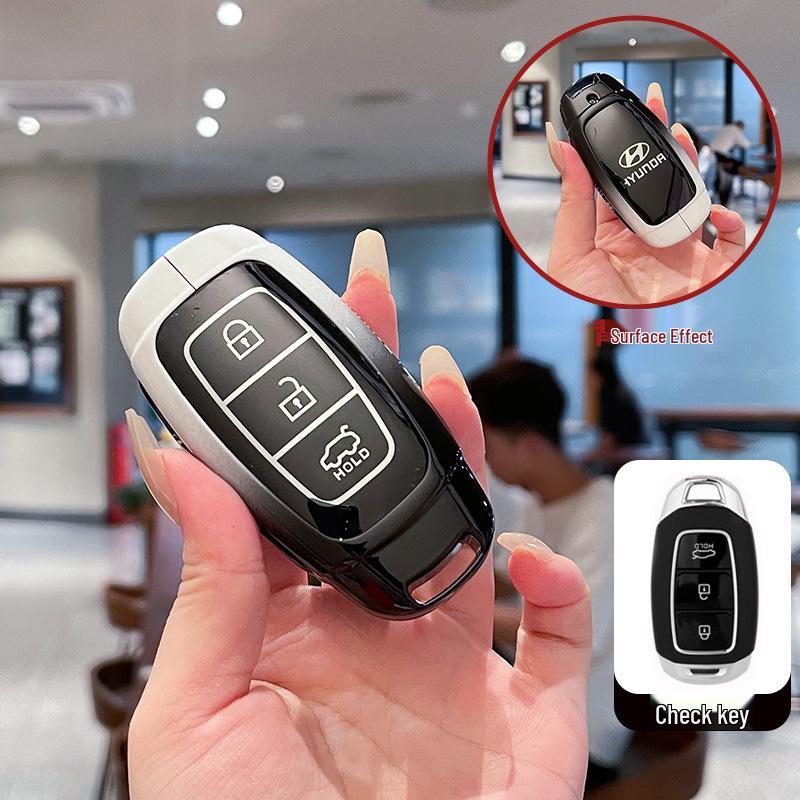 Key Cover for Hyundai ix35, Festa, Santa Fe, ix25, Elantra, Verna, Kona, Sonata