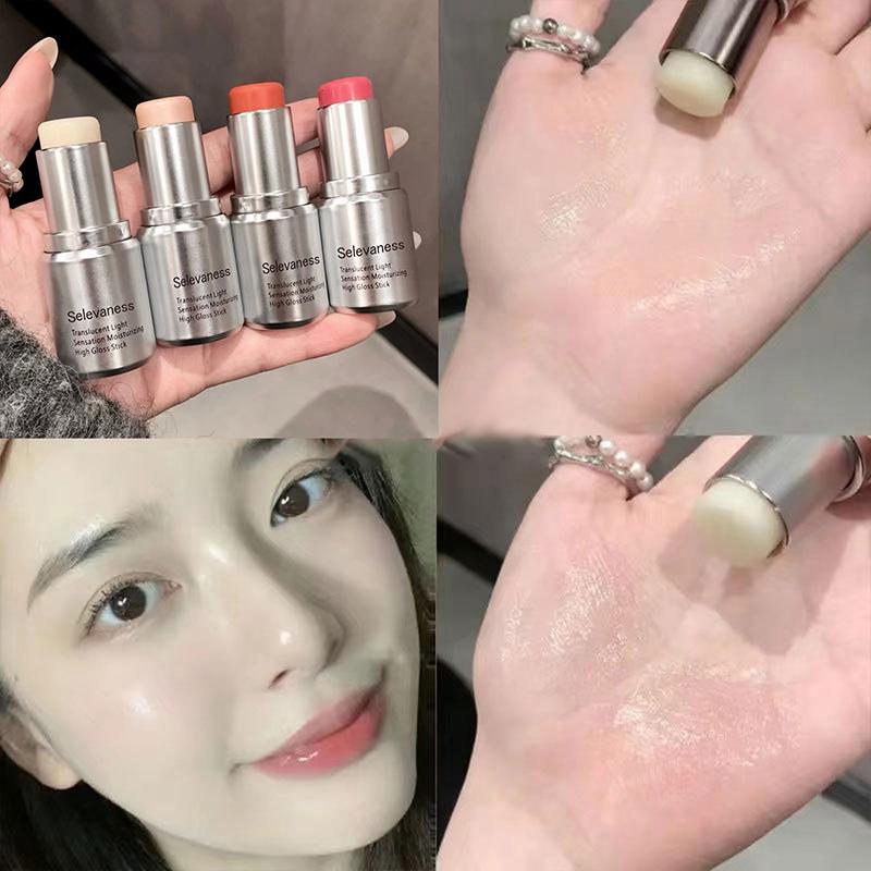 High Gloss Stick Highlighter Blush Water Light Shimmer Waterproof Face Blush Brighten Contouring Rouge