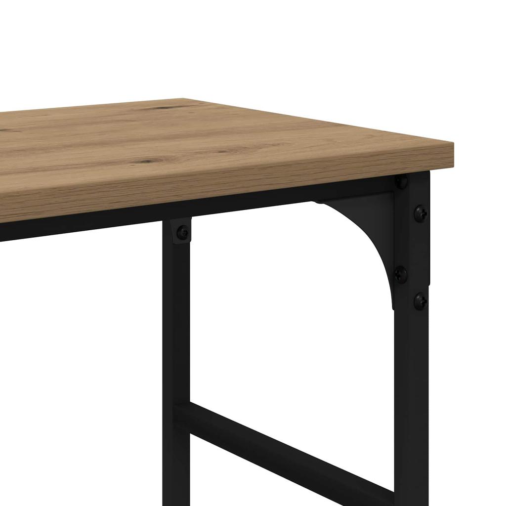 Artisan Oak Console Table 150 X 29 X 76.5 Cm Particleboard