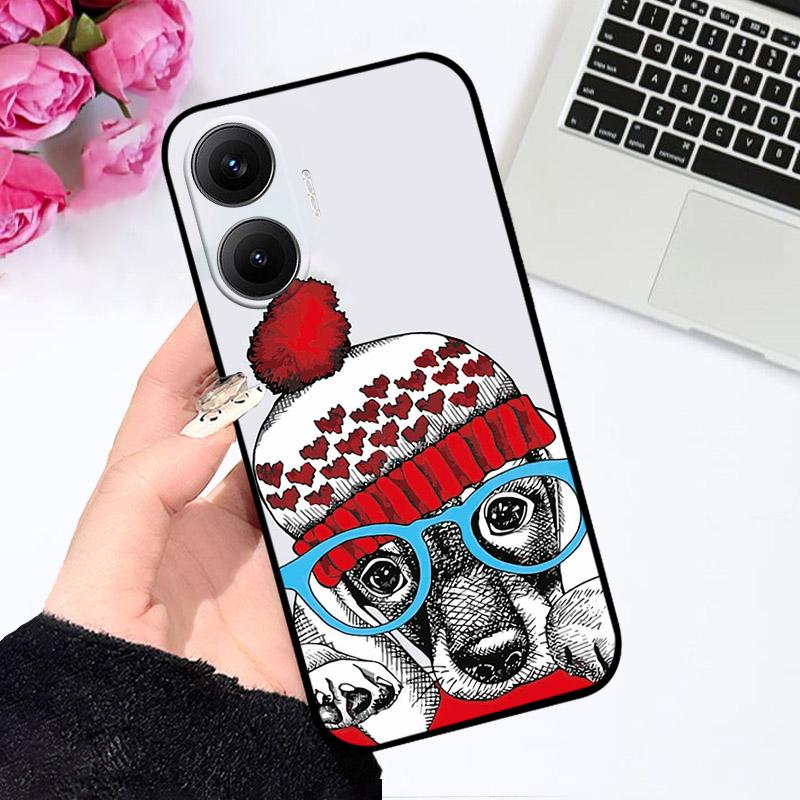 For Poco F7 Pocophone F 7 PocoF7 5G Case Fashion Silicone Camera Protector Phone Case For Xiaomi Poco F7 Soft TPU Back Cover