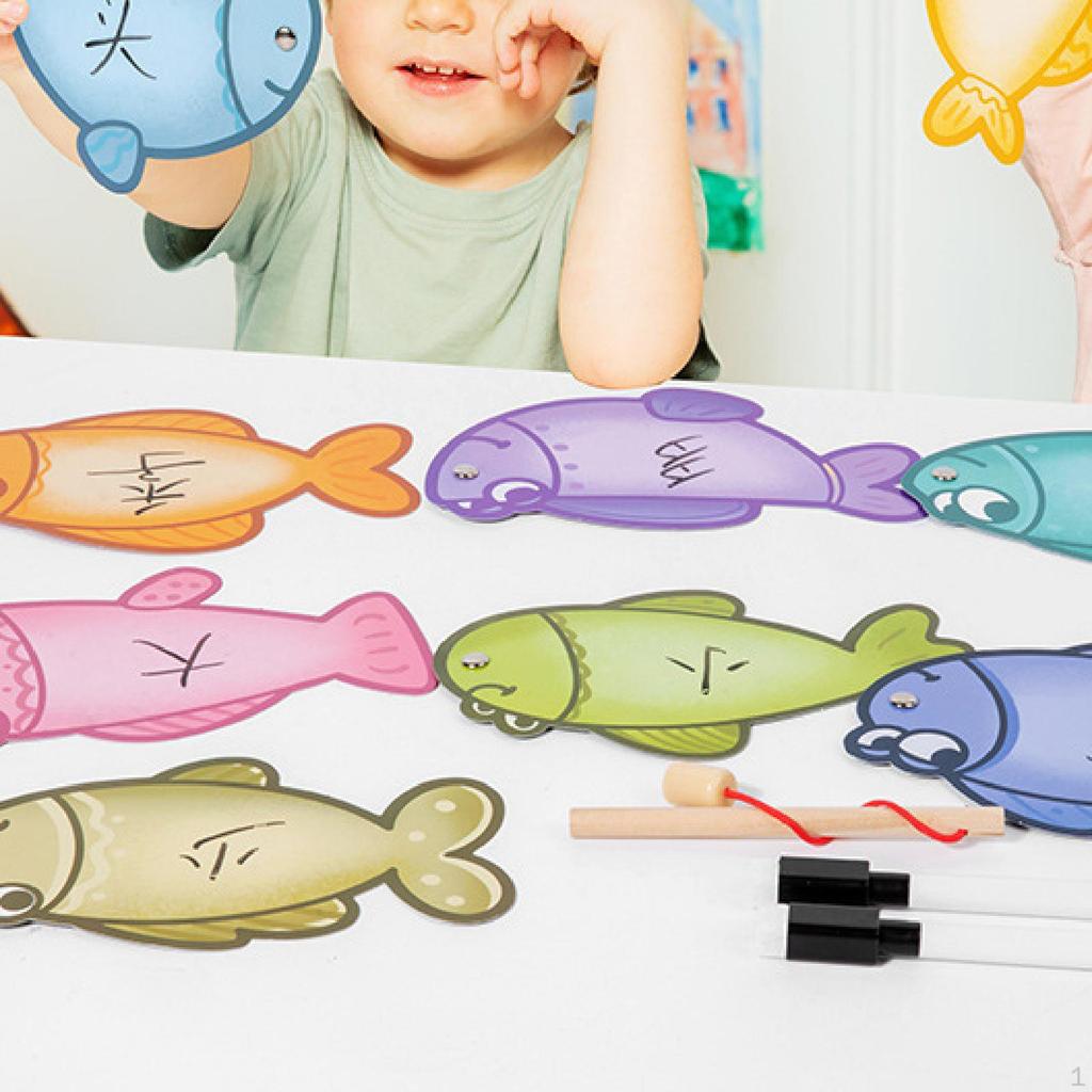 Magnetic Fishing Game Toy Set for Kids Boys Girls Preschool Educational