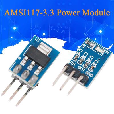 3 piny AMS1117-3.3 DC-DC LDO 800mA napájecí modul regulátoru napětí, 4,5V-7V až 3,3V modul snížení