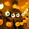 1.5m 10Led Halloween Light String Pumpkin Skull Eye Balls Ghost Festival Party Lantern Trick Or Treat Happy Halloween Day Decor