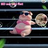 2D Flat Pig Car Vent Clip Decorative Diffuser (fragrance Not Included), Car Interior Decoration, Aromatherapy Clip, Ideal for Holiday Gifts