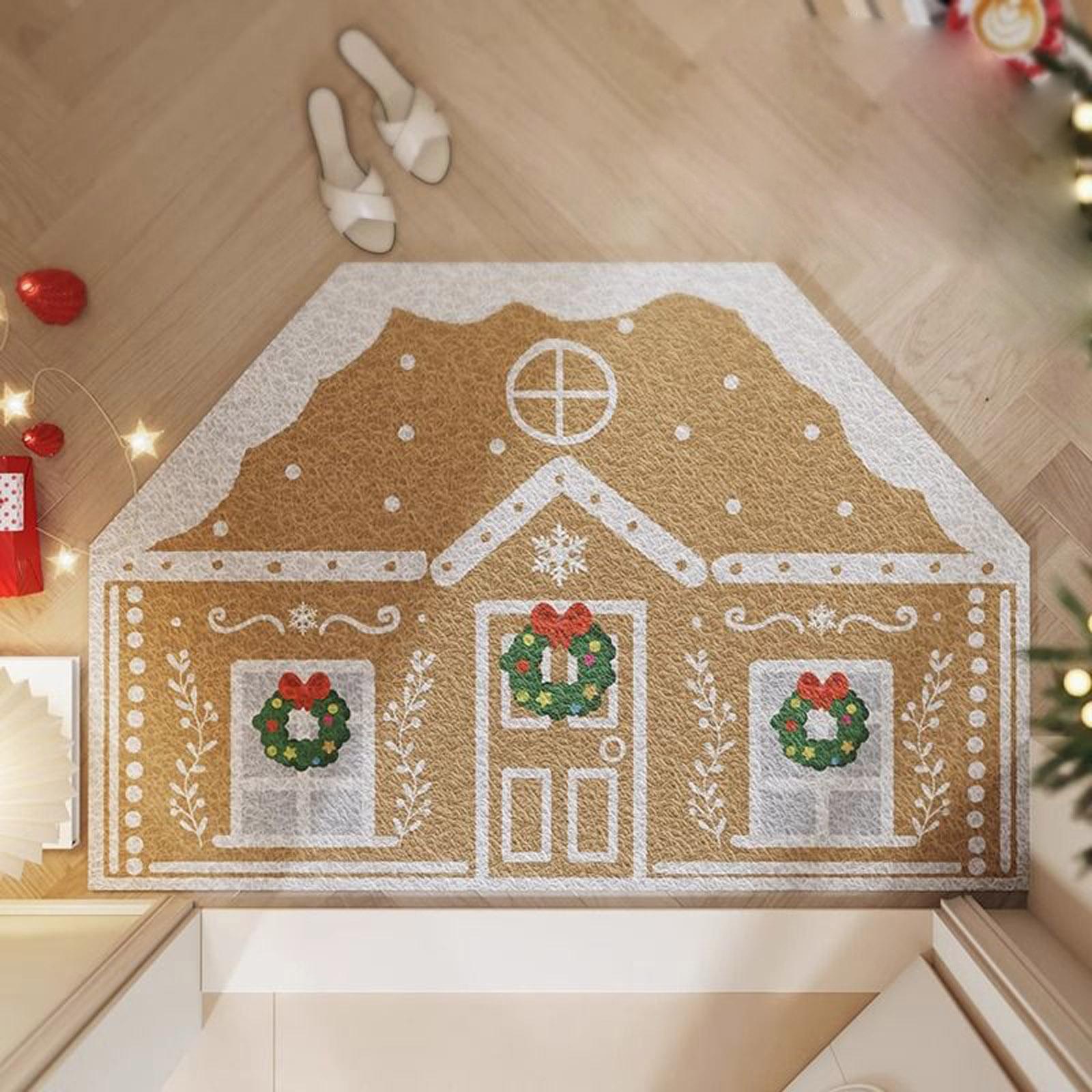 

Door Mats Dirt-resistant Porch Mats Christmas Can Be Cut PVC Wire Ring Floor Mats Outdoor Removal Mats One Size