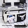 Velcro Puppy Pencil Case for Boys 2025 - Stylish, Large Capacity Stationery Box