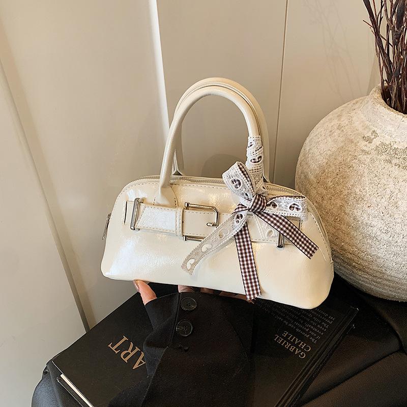 

Dopamine girl hand shell bag 2025 spring and summer new Korean version shoulder bag fashion niche casual shoulder bag 28*11.5*12.5