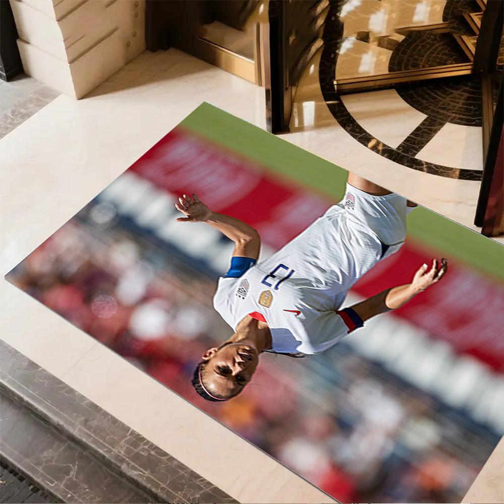 Dynamic Soccer Legend Action Carpet Suitable for Game Room Balcony Outdoor Decorate Room Anti-slip Rug Decorate Offices
