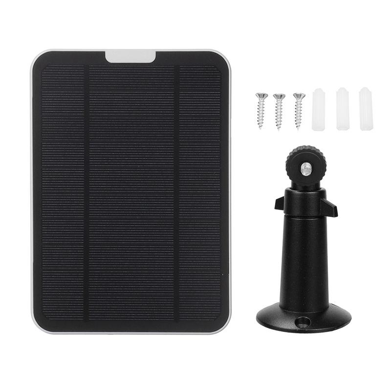 50W Outdoor Solar Power Charger With 3m/10Ft 5V USB Charging Cable Micro Waterproof Solar Panel for Security Camera