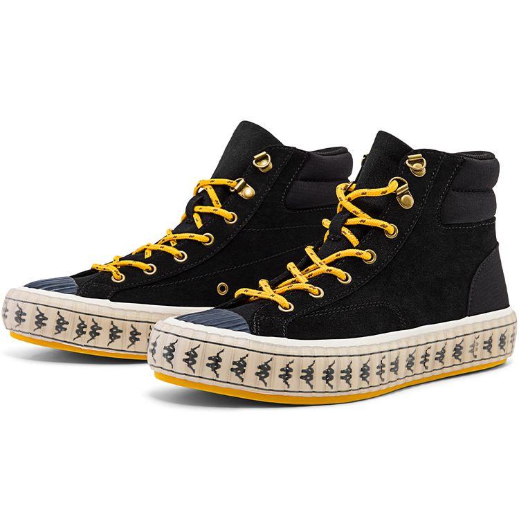 Kappa Leather Casual High-Top Sneakers Unisex Sneakers Black K0BZ5VS20-990