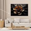 Canvas Print, 3D Lotus Flower Abstract
