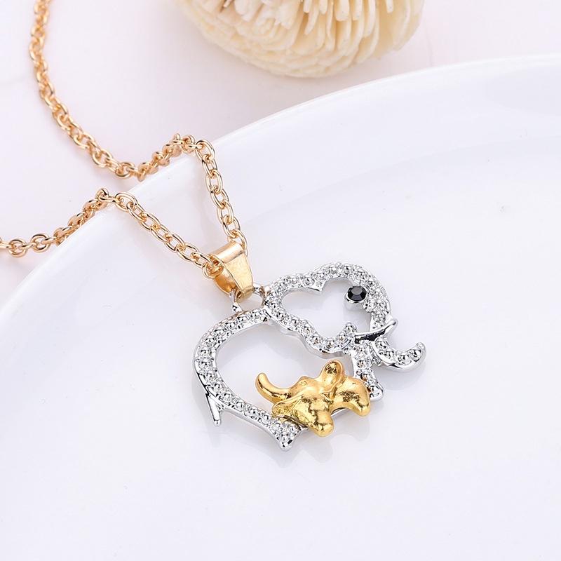 Buy Cute Elephant Double Color Pendant 