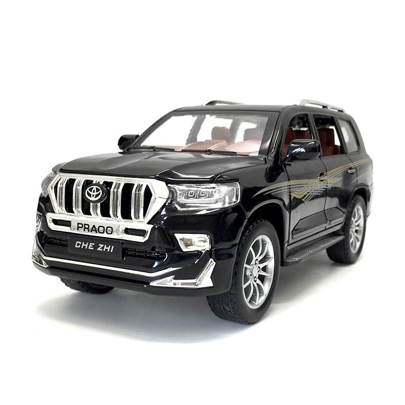 1/24 Toyota Prado Alloy Car Diecasts & Toy Vehicles Toy SUV Car Metal Collection Simulation LAND CRUISER Model Car Kids Gifts