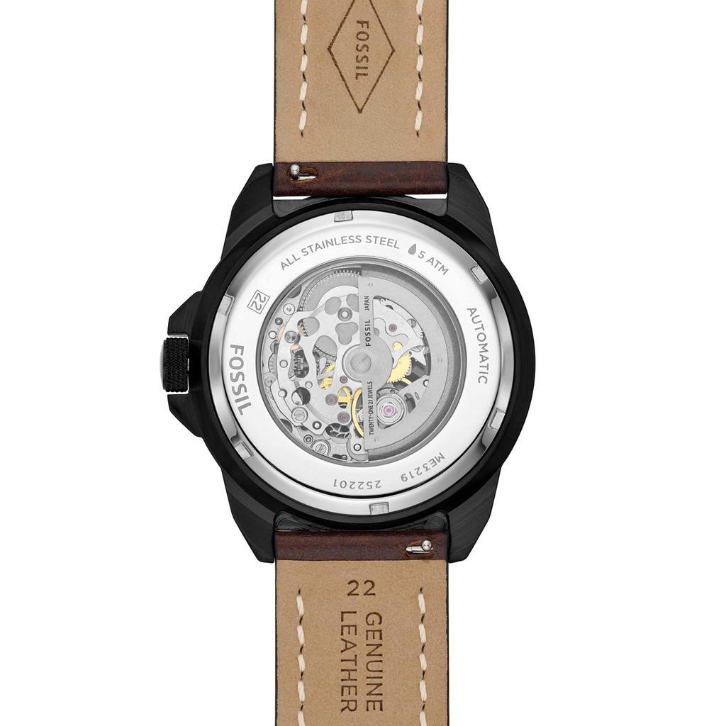 BRONSON Automatic Brown Leather Watch