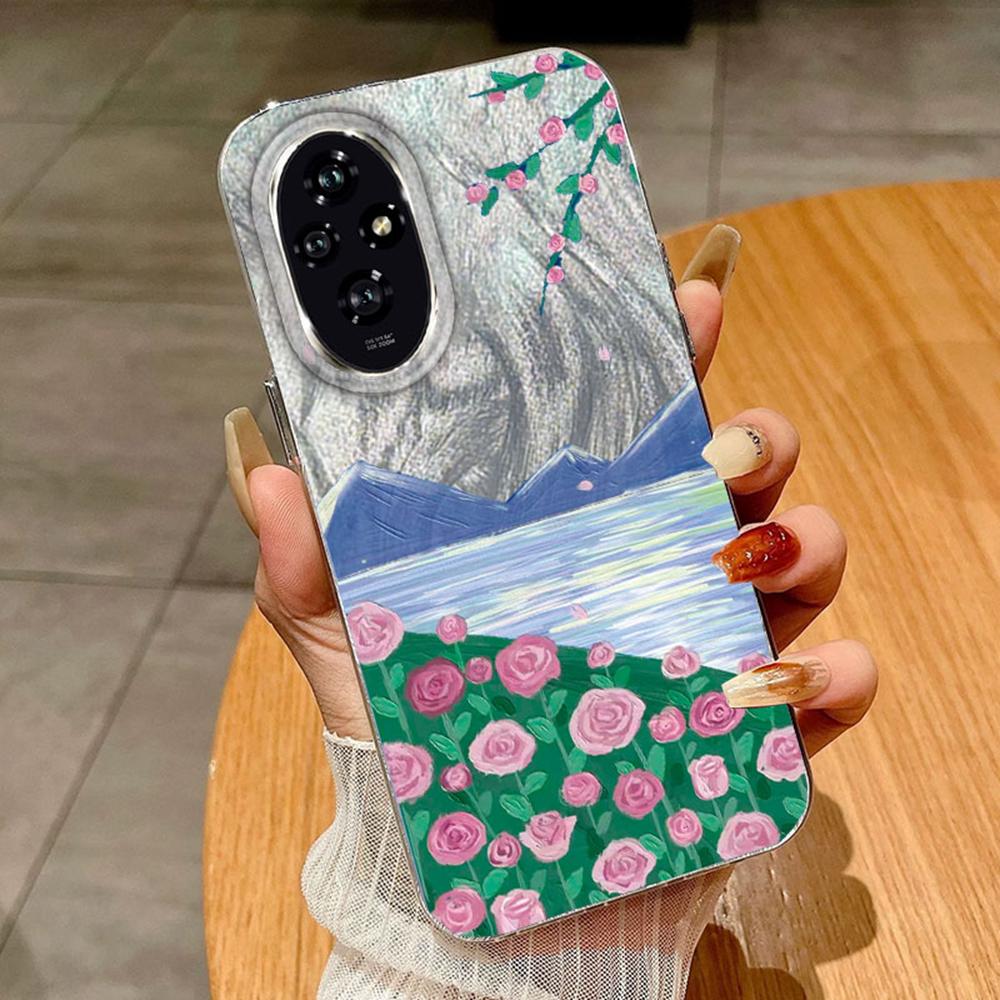 Gradient Colorful Butterfly For Huawei Honor 200 400 Lite 200 Pro X9a X8a X9c Magic 5 7 Lite Cases Cover Soft Phone Case Silicone Clear Funda Bumper