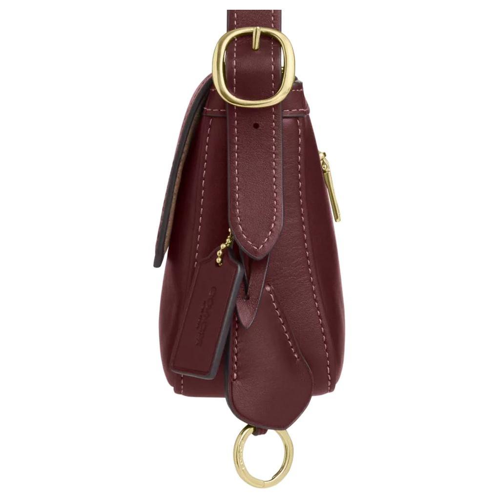 Coach Etta 25 Metal Hardware Smooth Leather Shoulder Bag Women Handbags Brown CCV63-IMMRN