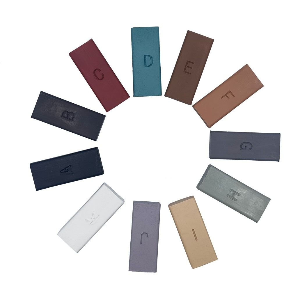 

11 шт. популярных цветов набор для ремонта плитки, воска для плиточных полов, столешниц, мебели Style 2