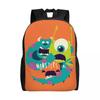 Zaino Mike Wazowski Uomo Donna Casual Borsa per Libri per College Scuola Borse Mostro Carine