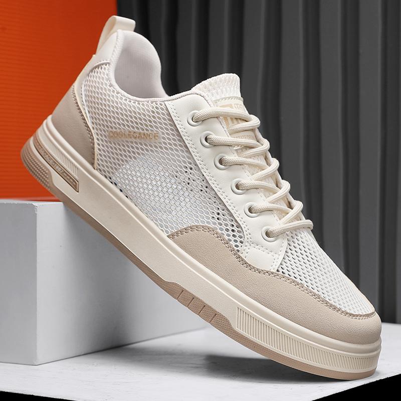 Summer Mesh Breathable Men's Casual Sneakers Outdoor Lightweight Walking Footwear Comfortable Board Shoes Anti Slip Sport Shoes