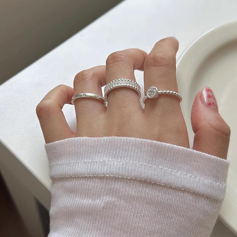 Ring Unique Copper Set For Women Stylish Adjustable 2023 Geometric Fashion Finger