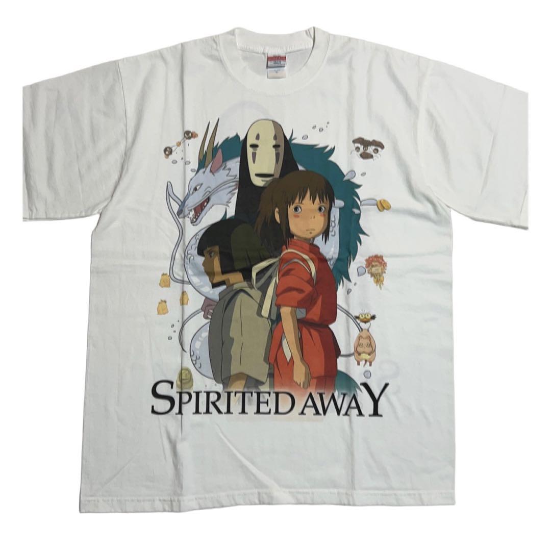 

[USED] Rare 2000s Spirited Away anime t-shirt, white, size XL, bootleg