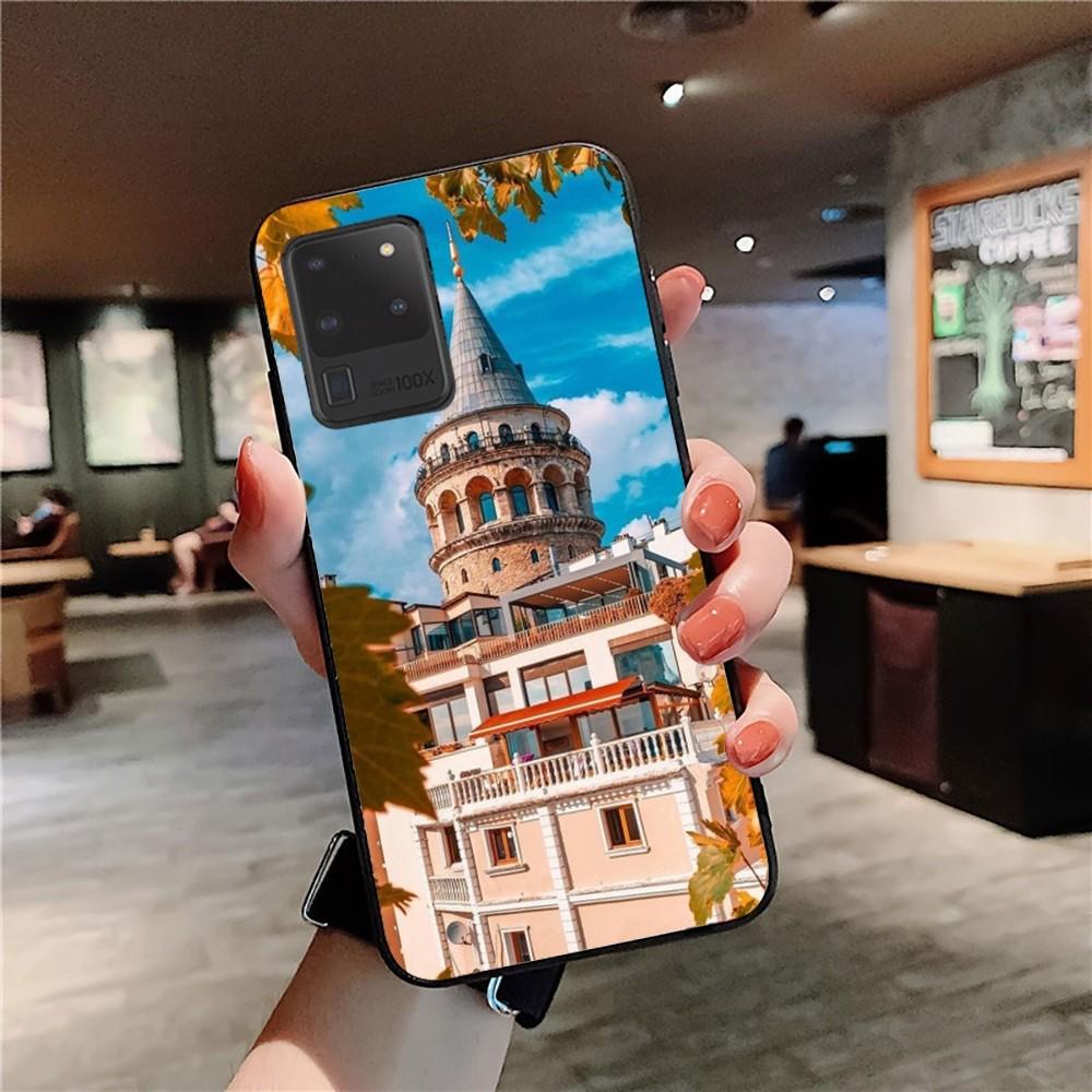 Turkey Istanbul Scenery Phone Case For Samsung S 9 10 20 21 22 23 30 23plus lite Ultra FE S10lite Fundas