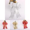 Stunning Multicolor Sparkling Glitter Christmas Tree Bow Ribbons For Holiday Celebrations