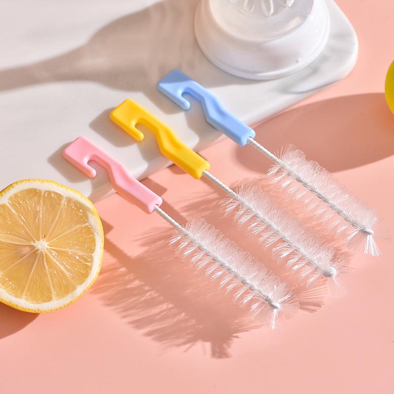 Nylon Baby Nipple & Bottle Cleaning Brush, Popsicle Mold Brush