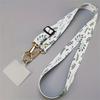 Green Leaves Universal Adjustable Crossbody Cell Phone Lanyard Neckband Strap Rope Anti-Lost Phone Lanyards with Gasket Clip
