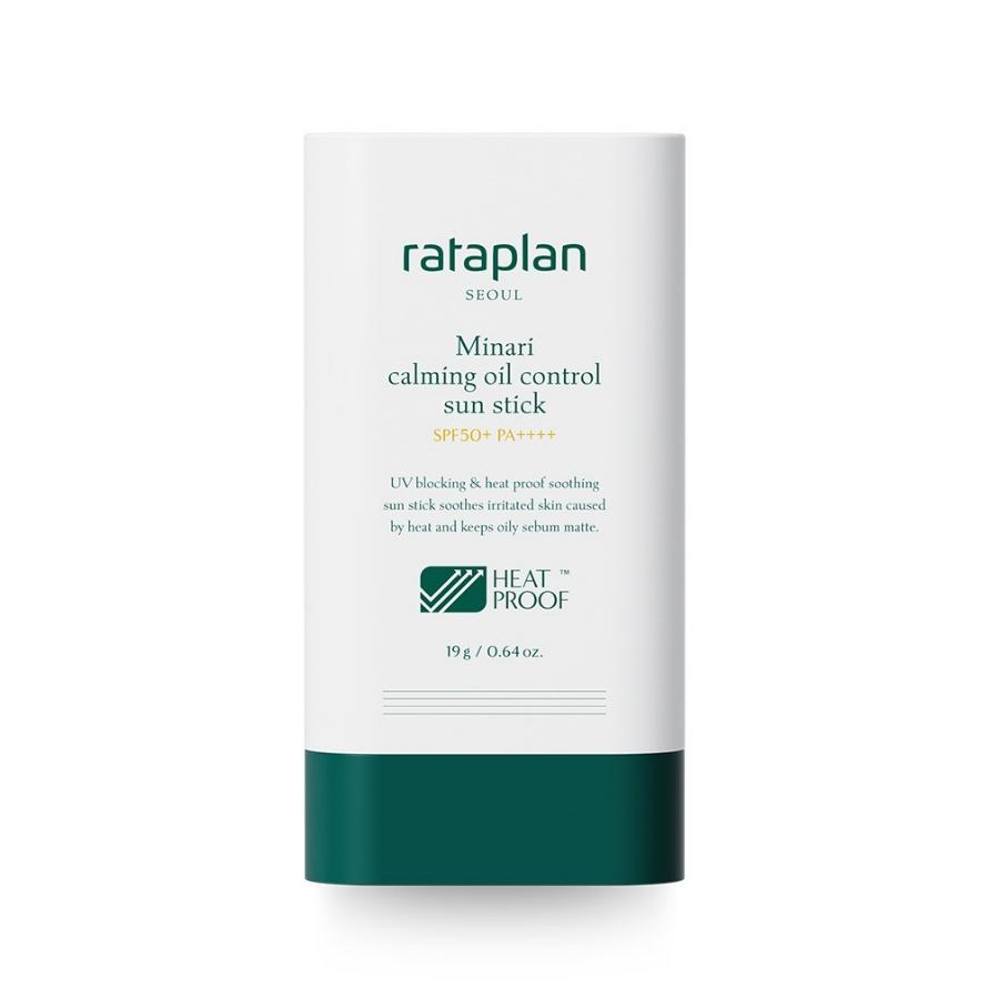 RATAPLAN Water Parsley Calming No-Sebum Sun Stick SPF50+ PA++++ Oil Control Sunscreen 19g