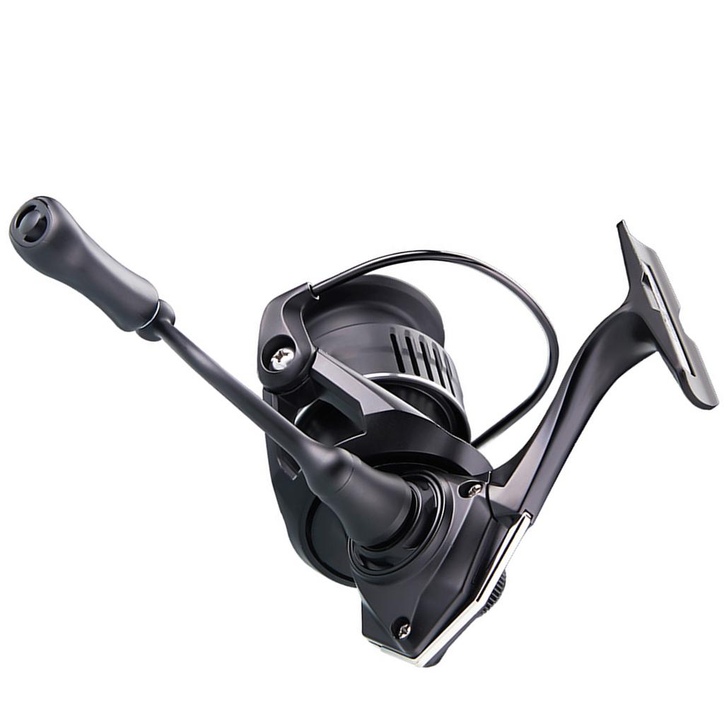 Carbon Fiber 6+1BB Spinning Reel 5.2:1 Speed Ratio Aluminum Alloy Gear Fishing Reel for Saltwater AQR2000MHG