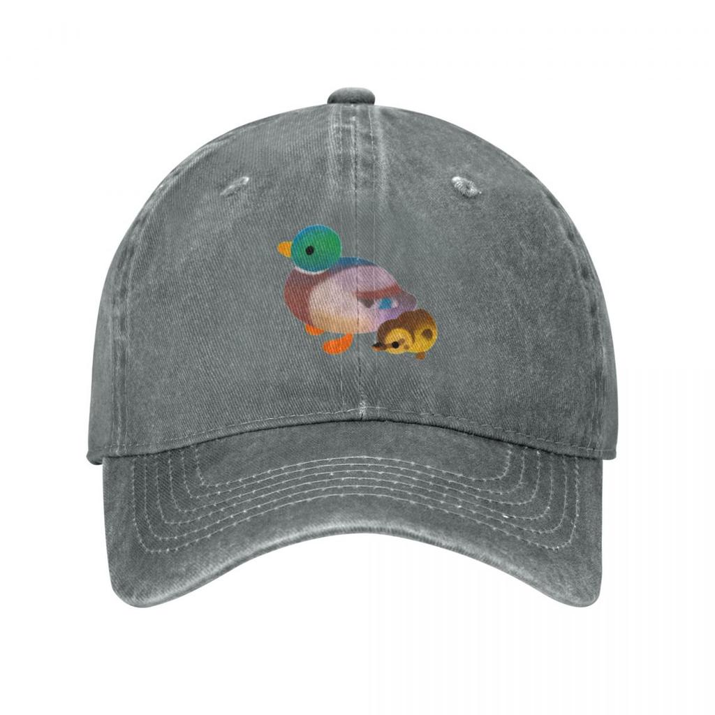 Duck and Duckling dark Baseball Cap Beach Outing Luxury Hat Horse Hat fun hats Golf Unisex Womens