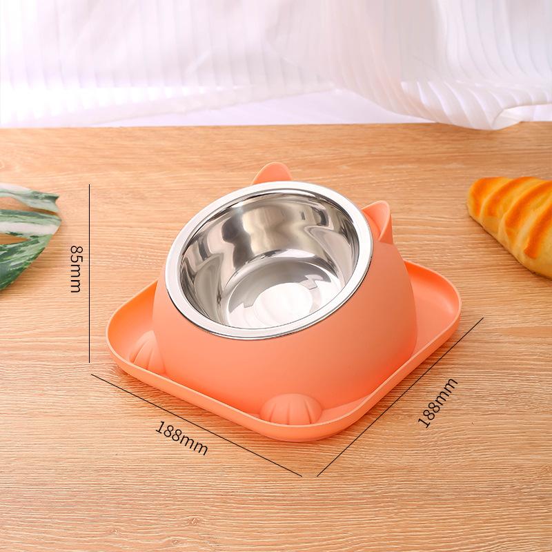 Fun Shaped Anti Tipping Cat Bowl With Added Water To Prevent Ants Separable Design for Easy Disassembly and Washing