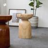 Moderner minimalistischer Vollholz Pier Baumstumpf Hocker Designer Kreativer runder Hocker Ferienwohnung Dekoration Baumstumpf Hocker