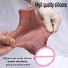 Men Penis Extender Sleeve Realistic Condom Delay Ejaculation Sex Toy for Men Adult Erotic Goods