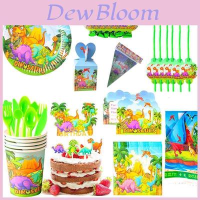Exciting Volcano Dinosaur Theme Birthday Party Supplies For Kids Tableware Decoration