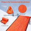 Emergency sleeping bag with whistle, portable emergency survival bag, waterproof and warm bag, suitable for camping and hiking