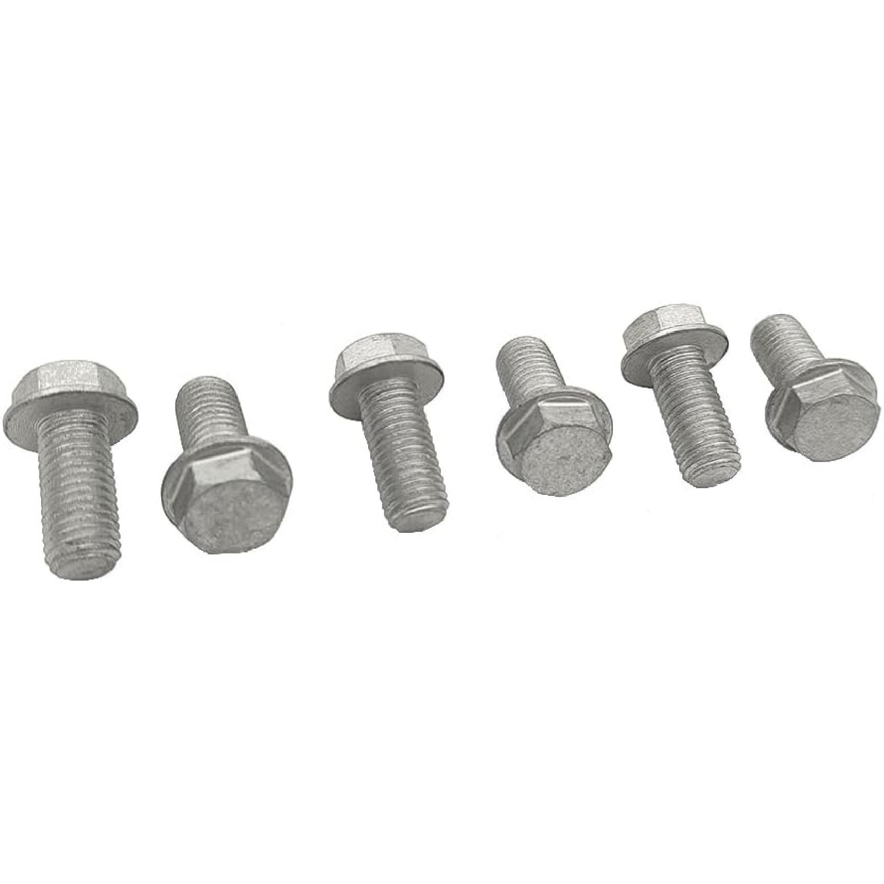 

6pc Transmission Flywheel Flexplate Bolts For GM LS Engines LS1 LS2 LS3 4.8 5.3 6.0, High Strength, Zinc coated