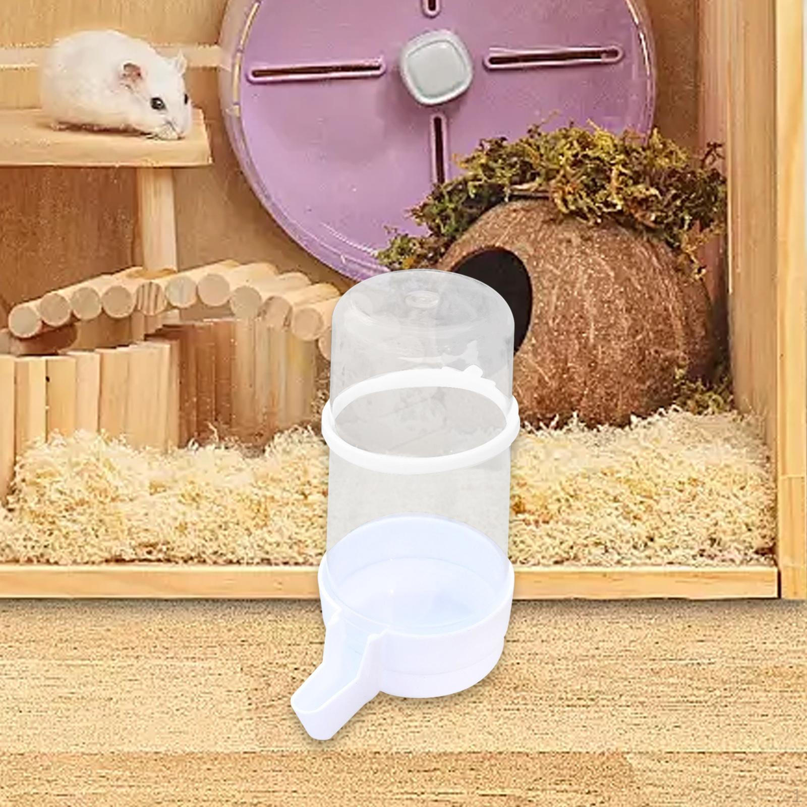 

Кормушка для птиц, контейнер для еды, переносная прозрачная миска для маленьких животных для какаду, white small open