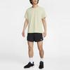 Nike Dri-FIT UV Miler Einfarbig Reflektierendes Design Bequemes Rundhals-Lauf-T-Shirt Herren Tops Olive DV9316-020