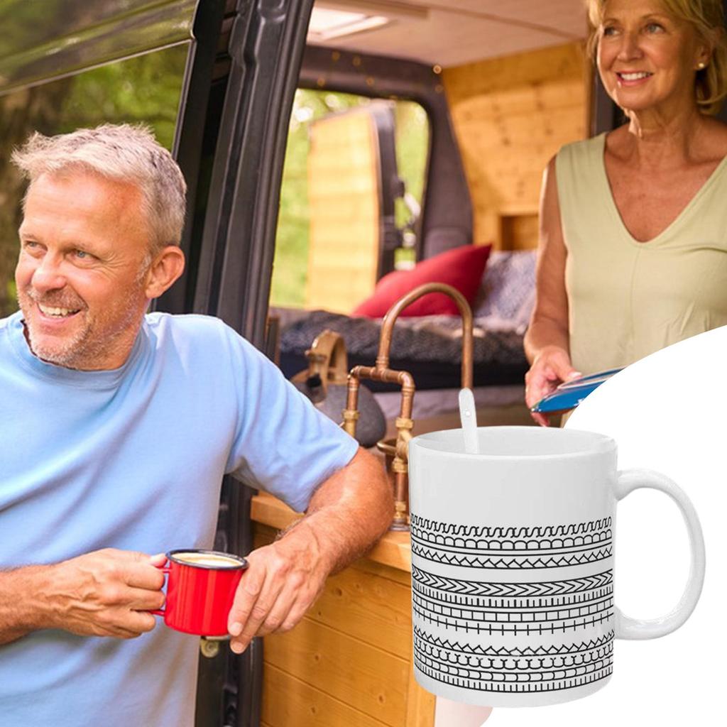 Ceramic Mug Hide Message Mug Reusable Drinkware Ergonomic Handle Drinking Tool For Hot Chocolate Milk Water Dorm Home