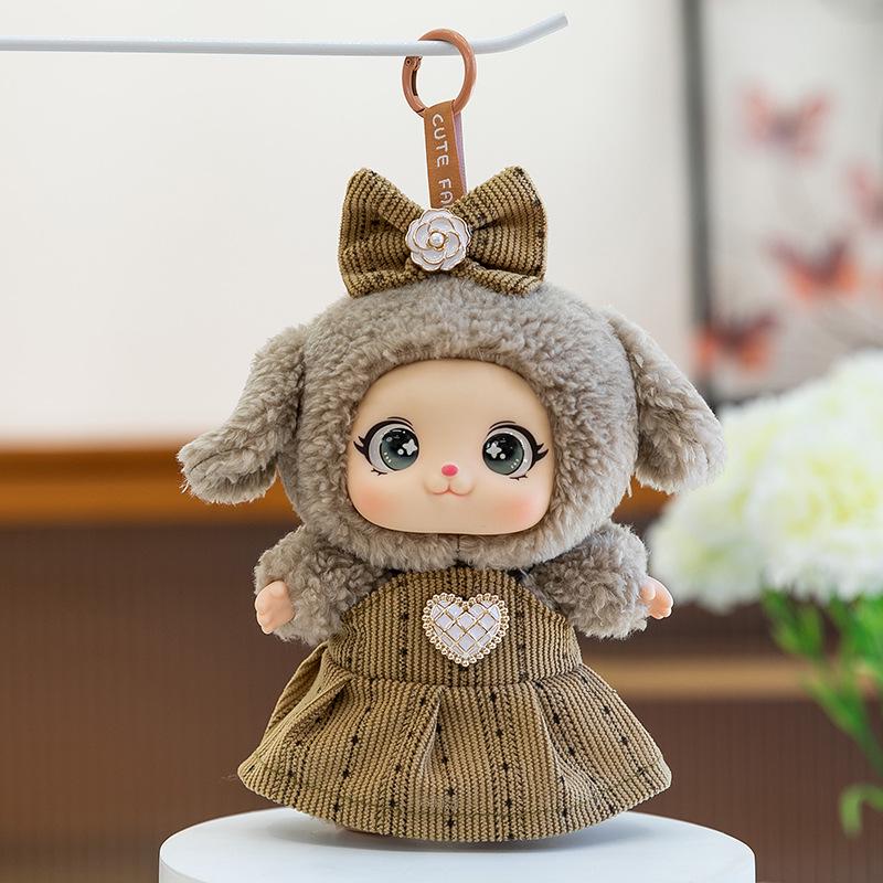 

Милые плюшевые брелоки-рюкзаки второго поколения для девочек - Очаровательные кукольные подарки для детей 15cm