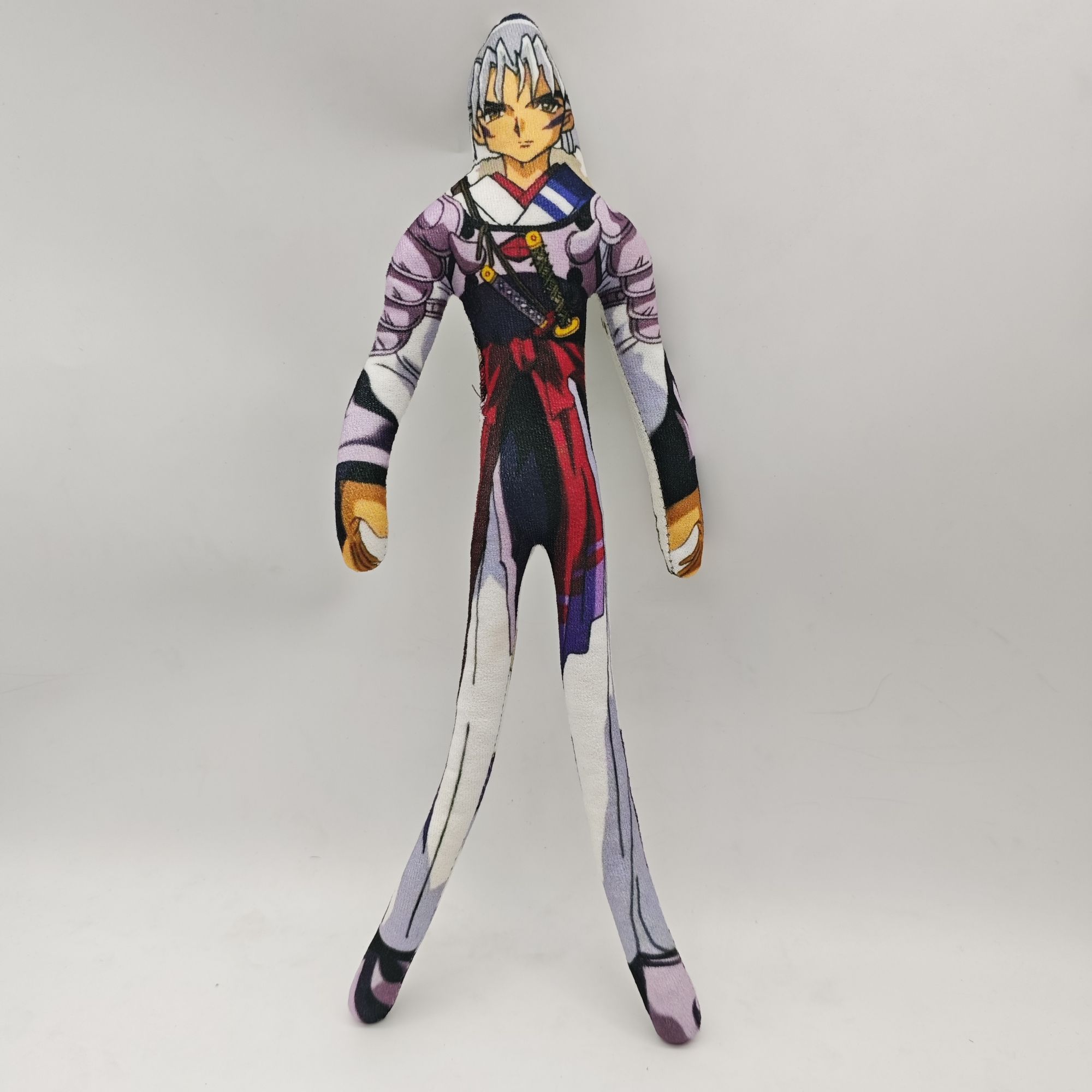 28cm Inuyasha Sesshomaru Kikyo Miroku Abstract Rat Pluche Pop Met Interne Draadframe Vrij te Positioneren Geen Witte Randen