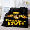 Borussia Dortmund Customize Text Blanket Throw Customizable Blanket Comfortable Great for Office Chair Living Room Nap Couch All-Season Use