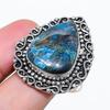 Natural Shattuckite Gemstone 925 Sterling Silver Jewelry Ring Size 10 AR-18188