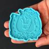Resin Casting Keychain Mold Horseshoe Blossom Silicone Mold for Epoxy Resin