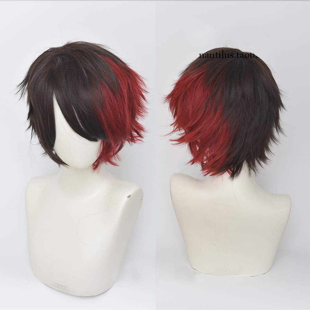 Cosplay Second Cool Short Brown Perfect for and Other Includes 3 Bonus Heat-resistant Wig, "The Castle," Hair, & Red, Parties, Disguises, Cosplay,