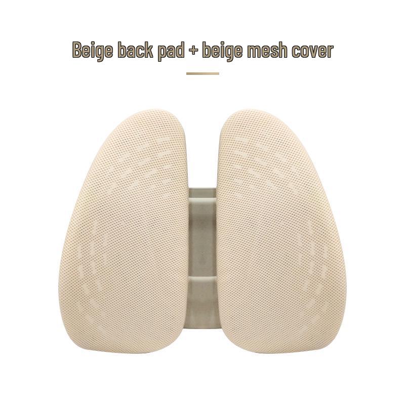Ergonomic Car & Office Lumbar Support Cushion - Breathable, Comfortable, Double Back Design